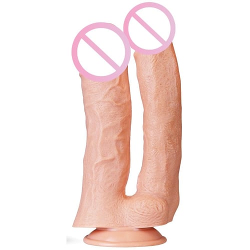 Подвійний фалоімітатор LoveToy Realistic Mega Double Dildo 12"