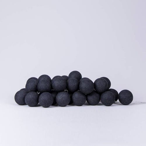 Гірлянда Cotton ball lights на 10 куль 2,7м, Black