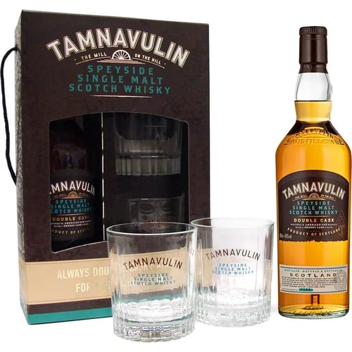 Віскі Tamnavulin Double Cask 40% + 2 келихи 0.7 л (4820196540199)