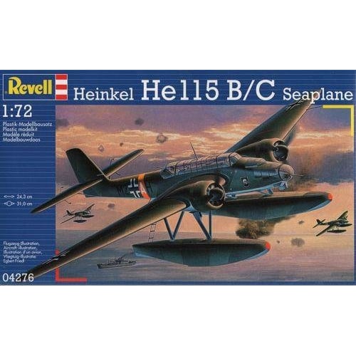 Модель Revell Літак Heinkel He 115 Seaplane 1:72 (4276)