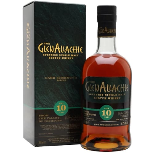 Віскі GlenAllachie Cask Strength 10 yo Batch 8 57.2 % 0.7 л GB (BWW6289)