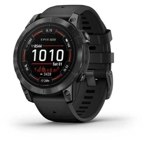 Смарт-годинник Garmin Epix Pro (Gen 2) 47mm Slate Grey with Black Band (010-02803-01)