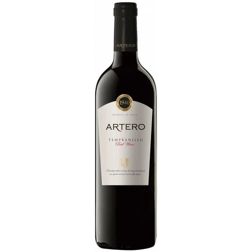 Вино Artero Tempranillo La Mancha D.O. 2022 красное сухое 0.75 л (8437002386078)