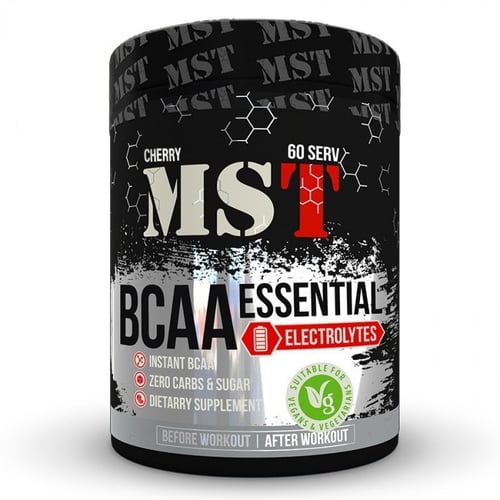 Аминокислота для спорта MST Nutrition BCAA Essential with Electrolytes 480 g /60 servings/ Cherry