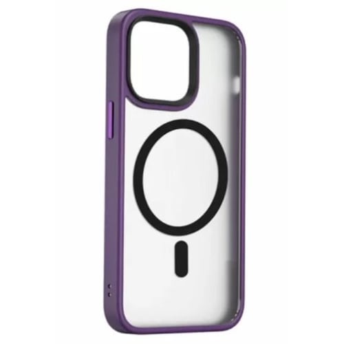 Чохол для iPhone WIWU Magnetic Colorful Series Purple для iPhone 15 Pro (FGG-011)