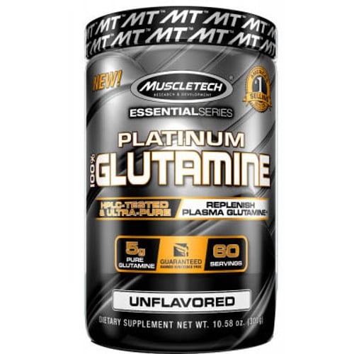 Амінокислота для спорту Muscletech Essential Platinum 100% Glutamine 302 g