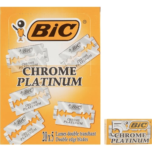 Bic Chrome Platinum Змінні леза класичні для верстата 20х5 шт.