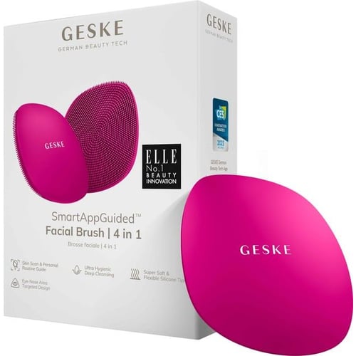 Щетка для лица GESKE Facial Brush 4 в 1 Magenta (GK000018MG01)