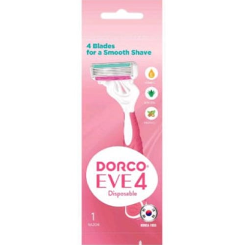 Dorco EVE Женский одноразовый станок 4 лезвия 1 шт.