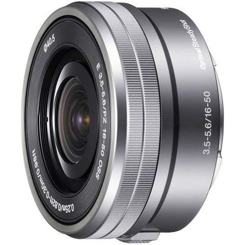 Объектив для фотоаппарата Sony SELP1650 E PZ 16-50mm f/3.5-5.6 OSS Silver