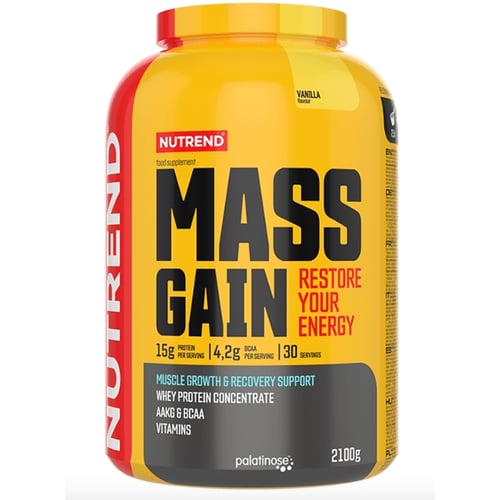 Гейнер Nutrend MASS GAIN 2100 g/30 servings/vanilla