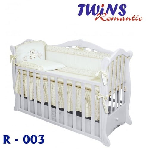 Детский Постельный комплект TWINS Romantic R-003 (6 эл)