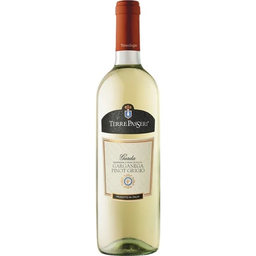 Вино Terre Passeri Pinot Grigio Garganega DOC белое сухое 0.75 л (YL8000013024644)