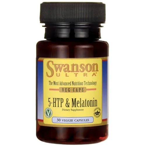 Swanson, 5-HTP & Melatonin 30 veg caps (SWA-02764)