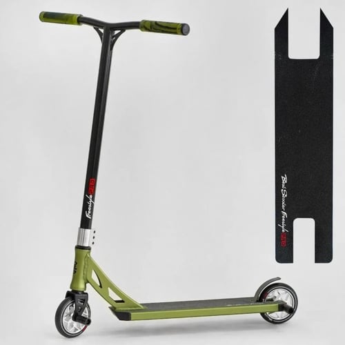 Самокат трюковый Best Scooter зеленый (N-56307)