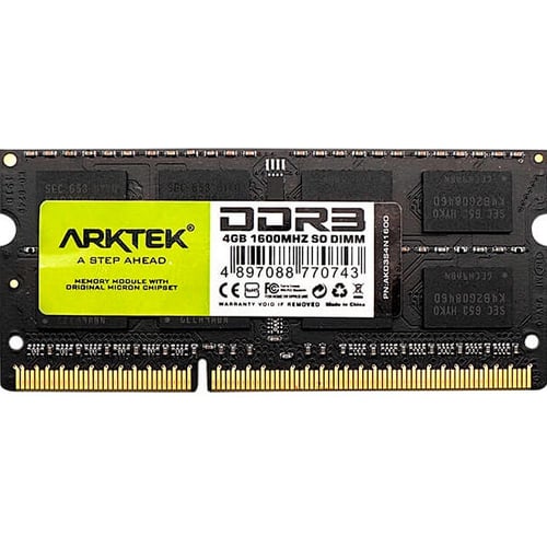 ARKTEK 4 GB SO-DIMM DDR3 1600 MHz (AKD3S4N1600)