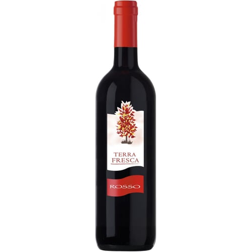 Вино Terra Fresca "Rosso" (напівсухе, червоне) 0.75л (BDA1VN-VTF075-002)
