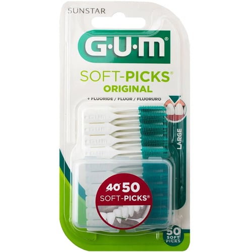 GUM Soft Picks large Набор межзубных щеток с фтором 50 шт