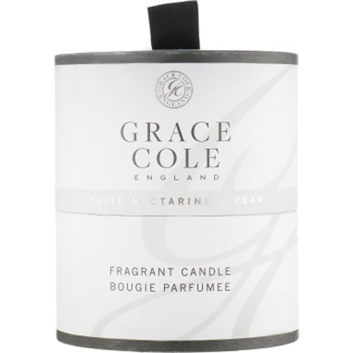 Grace Cole White Nectarine & Pear Свічка для будинку ароматизована 200 g