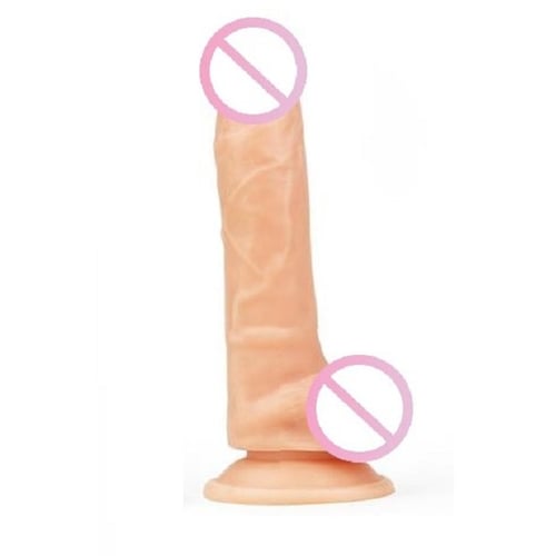 Фаллоимитатор LoveToy The Ultra Soft Dude Flesh 8"