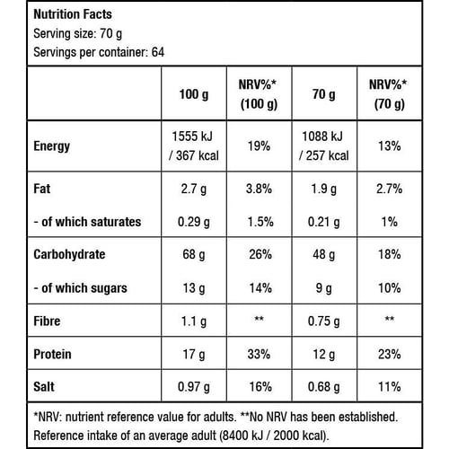 Гейнер BioTechUSA Muscle Mass 1000 g /14 servings/ Strawberry