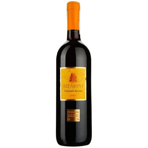 Вино Sizarini Toscana Rosso, красное сухое, 0.75л 13% (DIS8002793011661)