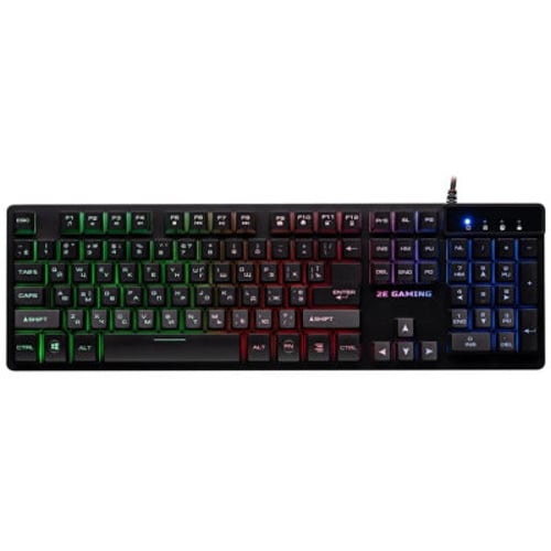 Клавіатура 2E Gaming KG280 LED USB Black Ukr (2E-KG280UB)