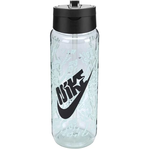 Фляга Бутылка NIKE TR RENEW RECHARGE STRAW BOTTLE 24 OZ Черно-зеленій Уни 709 мл (N.100.7643.301.24)