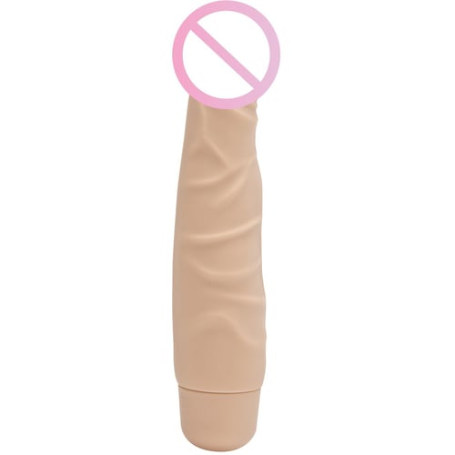 Вибратор ToyJoy Mini Classic Slim Vibrator, 14x3.5 см, телесный