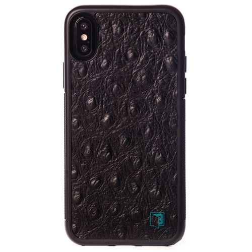 Чохол для iPhone Gmakin Leather Case Black (GLI03) for iPhone X/iPhone Xs