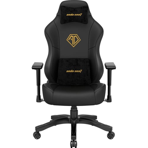 Кресло игровое Anda Seat Phantom 3 Black/Gold Size L (AD18Y-06-B-PV/C)