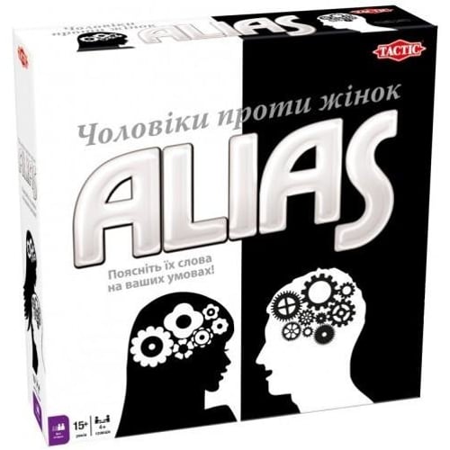 Настільна гра Tactic Alias ​​Чоловіки проти жінок (54338) (укр)