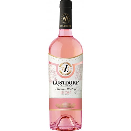 Вино Lustdorf Мускат Деліс рожеве напівсолодке 0.75л 9-13% (PLK4820189291343)