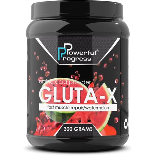 Амінокислота для спорту Powerful Progress Gluta Х 300 g / 30 servings / Watermelon