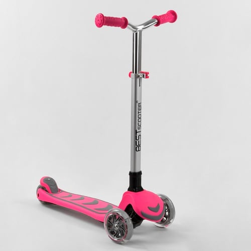 Самокат триколісний Best Scooter рожевий (Y-00211)