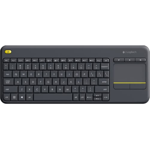 Клавиатура Logitech K400 Plus Touch Wireless UA Black (920-007145)