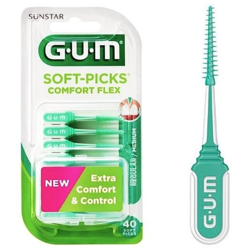 GUM Soft Picks Comfort Flex Набор межзубных щеток стандартный 40 шт