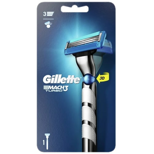 Gillette Mach3 Turbo Верстат для гоління з 1 змінною касетою