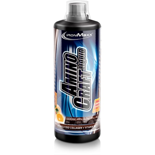 Амінокислота для спорту IronMaxx AminoCraft Liquid 1 000 ml / 40 servings / Orange