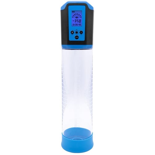 Автоматическая вакуумная помпа Men Powerup Passion Pump Blue, LED-табло