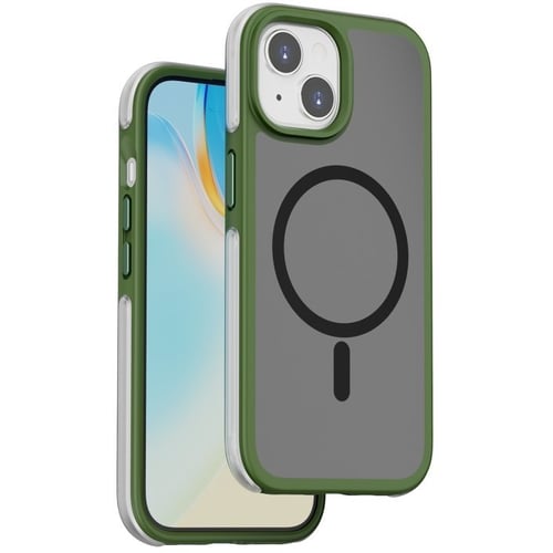 Чехол для iPhone WIWU Airbag Skin Feel MagSafe Green for iPhone 15 Plus (ZKK-012)