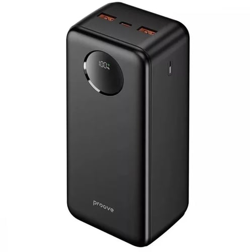 Зовнішній акумулятор Proove Power Bank 30000mAh Illuminator SE 22.5W Black