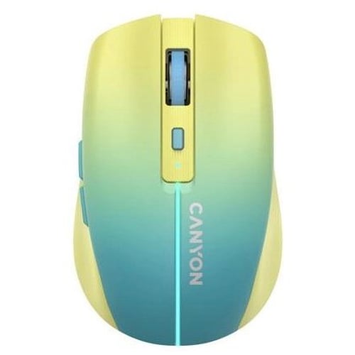 Мишка Canyon MW-44 LED Rechargeable Wireless/Bluetooth Yellow Blue (CNS-CMSW44UA)