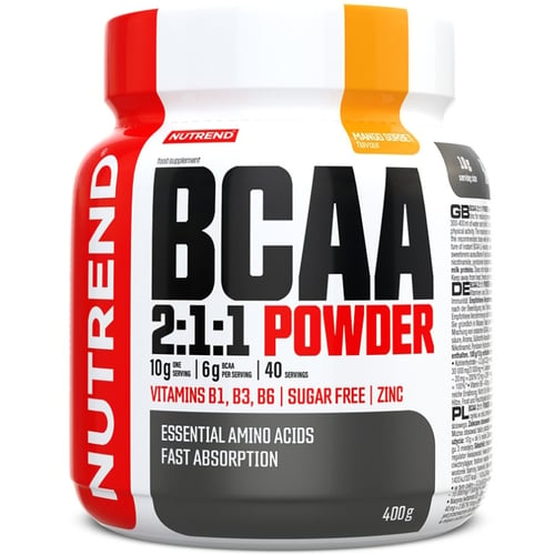 Аминокислота для спорта Nutrend BCAA 2:1:1 Powder 400 g / 40 servings / mango sorbet