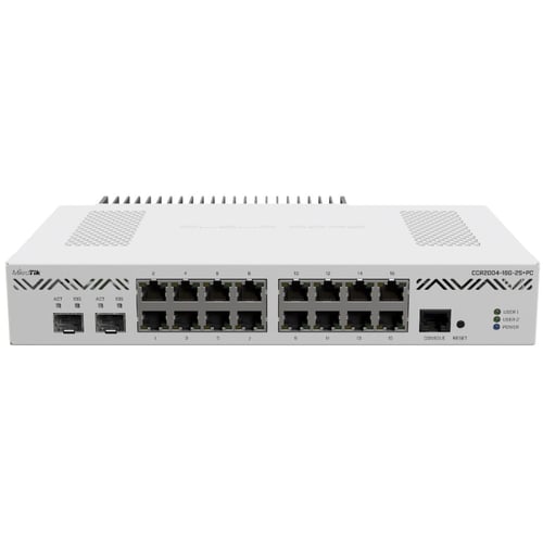 Мережевий комутатор Mikrotik CCR2004-16G-2S+PC