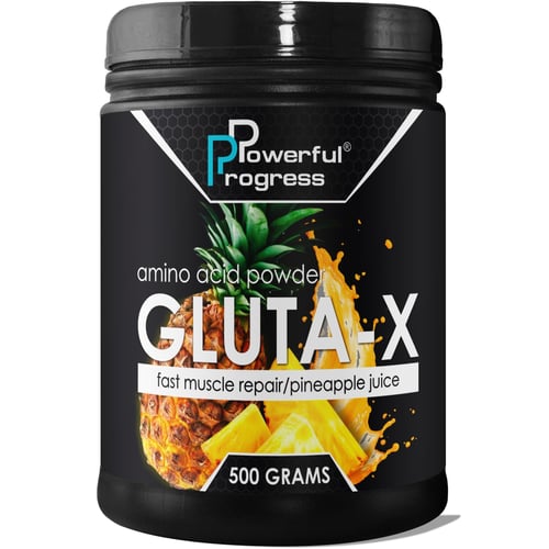 Амінокислота для спорту Powerful Progress Gluta Х 500 g / 50 servings / Pineapple