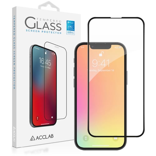 Захисне скло для iPhone ACCLAB Tempered Glass Full Glue Black for iPhone 13 mini