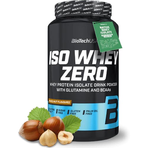 Протеин BioTechUSA Iso Whey Zero 908 g / 36 servings / Hazelnut