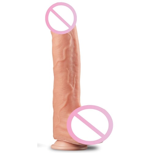 Фаллоимитатор LoveToy Dual Layered Silicone 11" Nature Cock