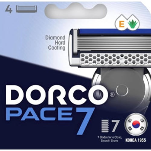 Dorco Pace 7 Змінні картриджі для системи 7 лез 4 шт.